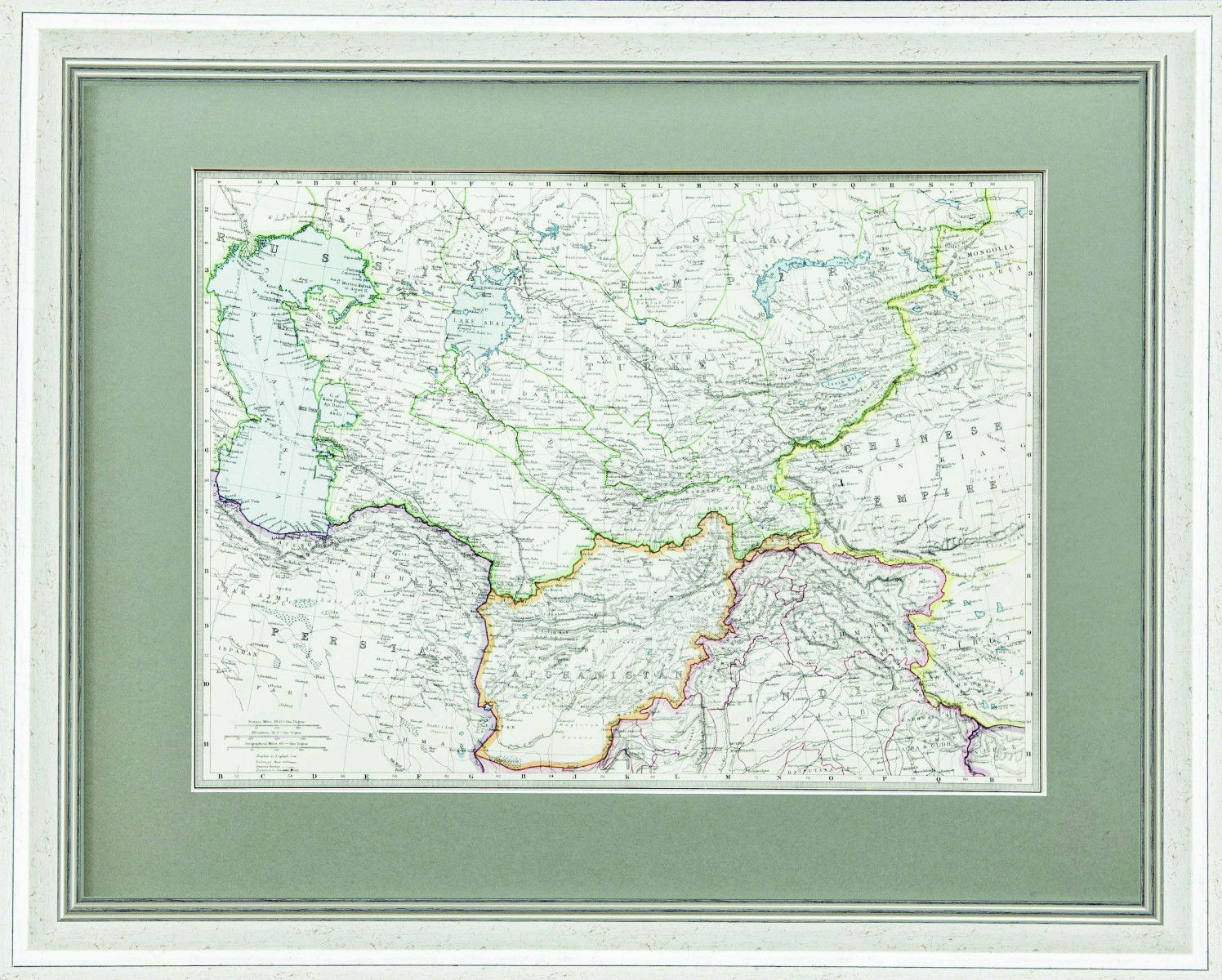 Купить карту Хаммертона (Карта Туркестана и Внутренней Азии)