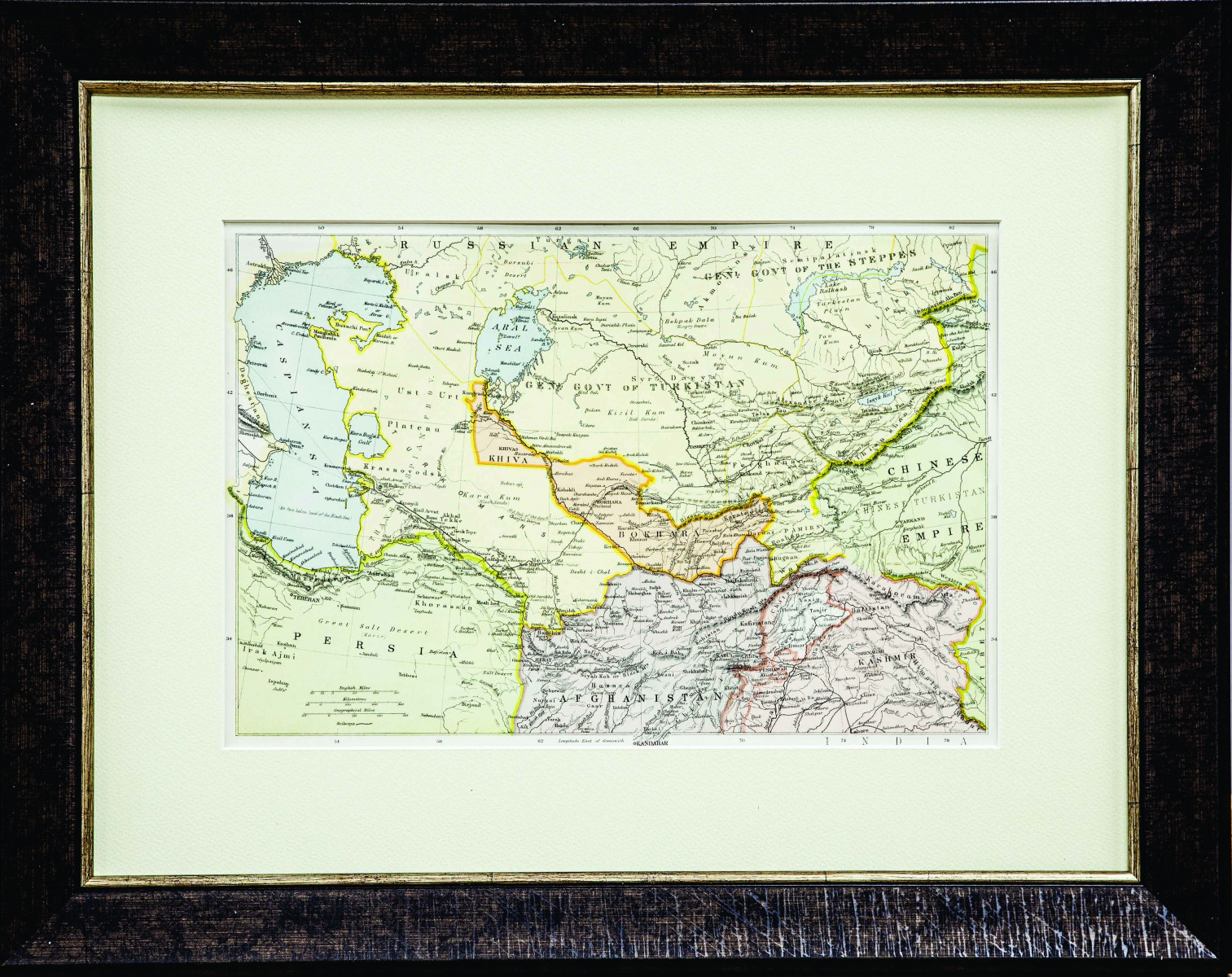 Купить карту Бартоломью (Карта Центральной Азии)