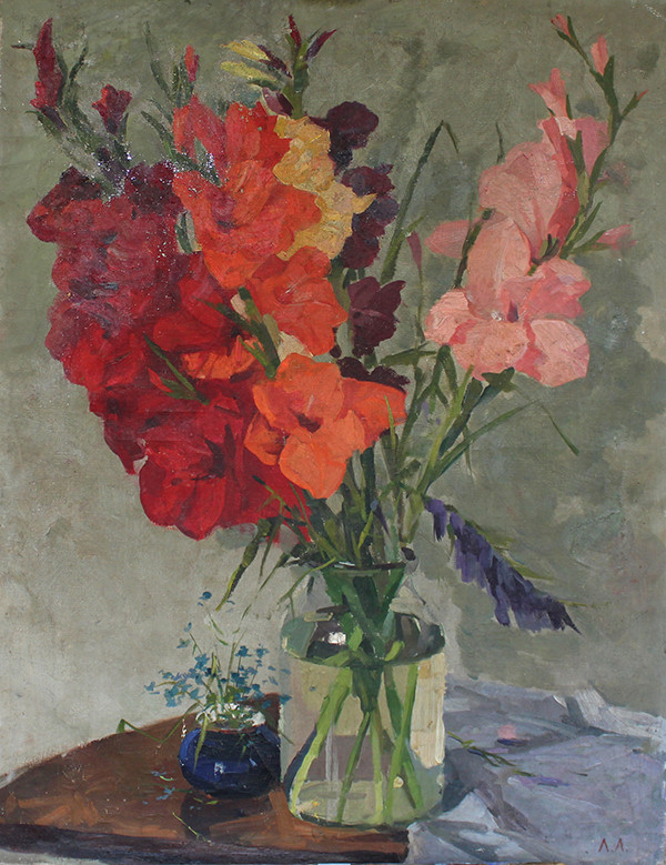 Купить картину Леонтьева (Натюрморт с цветами)