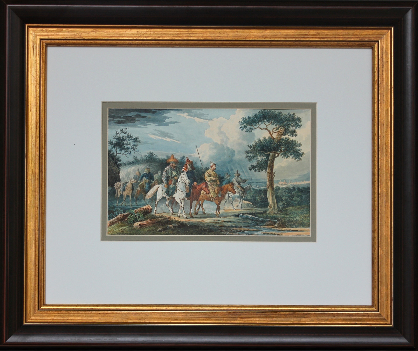 Купить картину Куртенера (Казахи в Германии в 1813 г.)