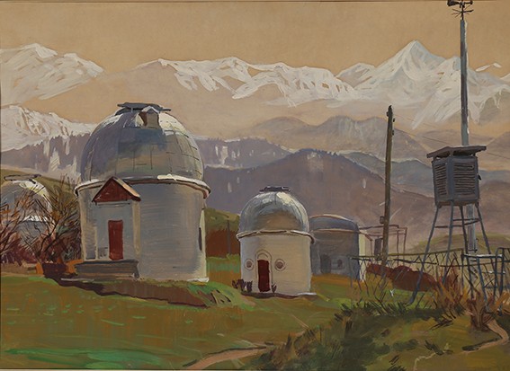 Купить картину Воробьевой (Алматинская обсерватория)