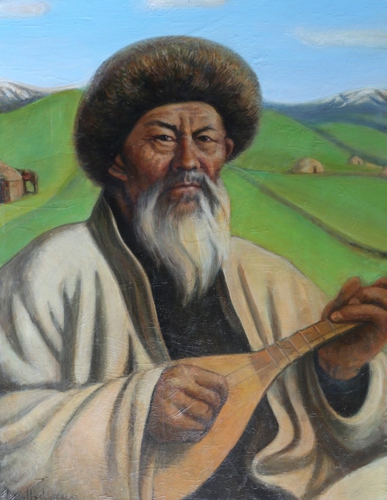 Купить картину Муллашева (Портрет народного акына Джамбула)