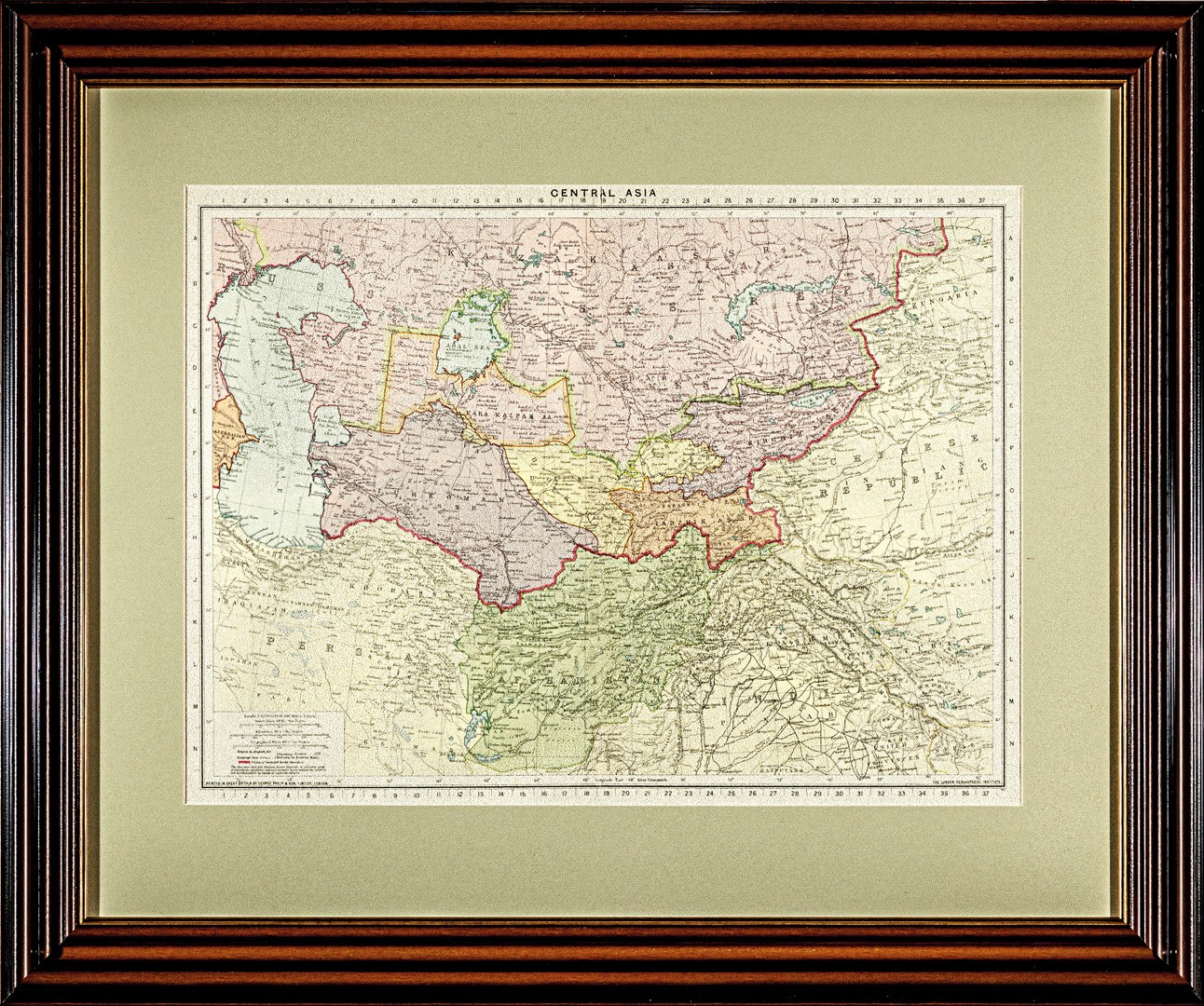 Купить карту Джорджа (Карта Центральной Азии)