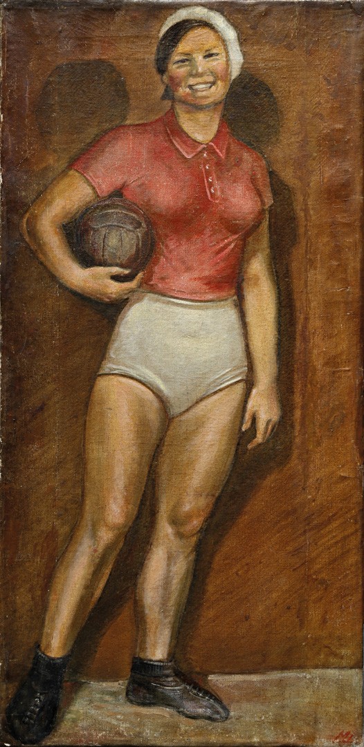 Купить картину Цивчинского (Девушка с мячом)