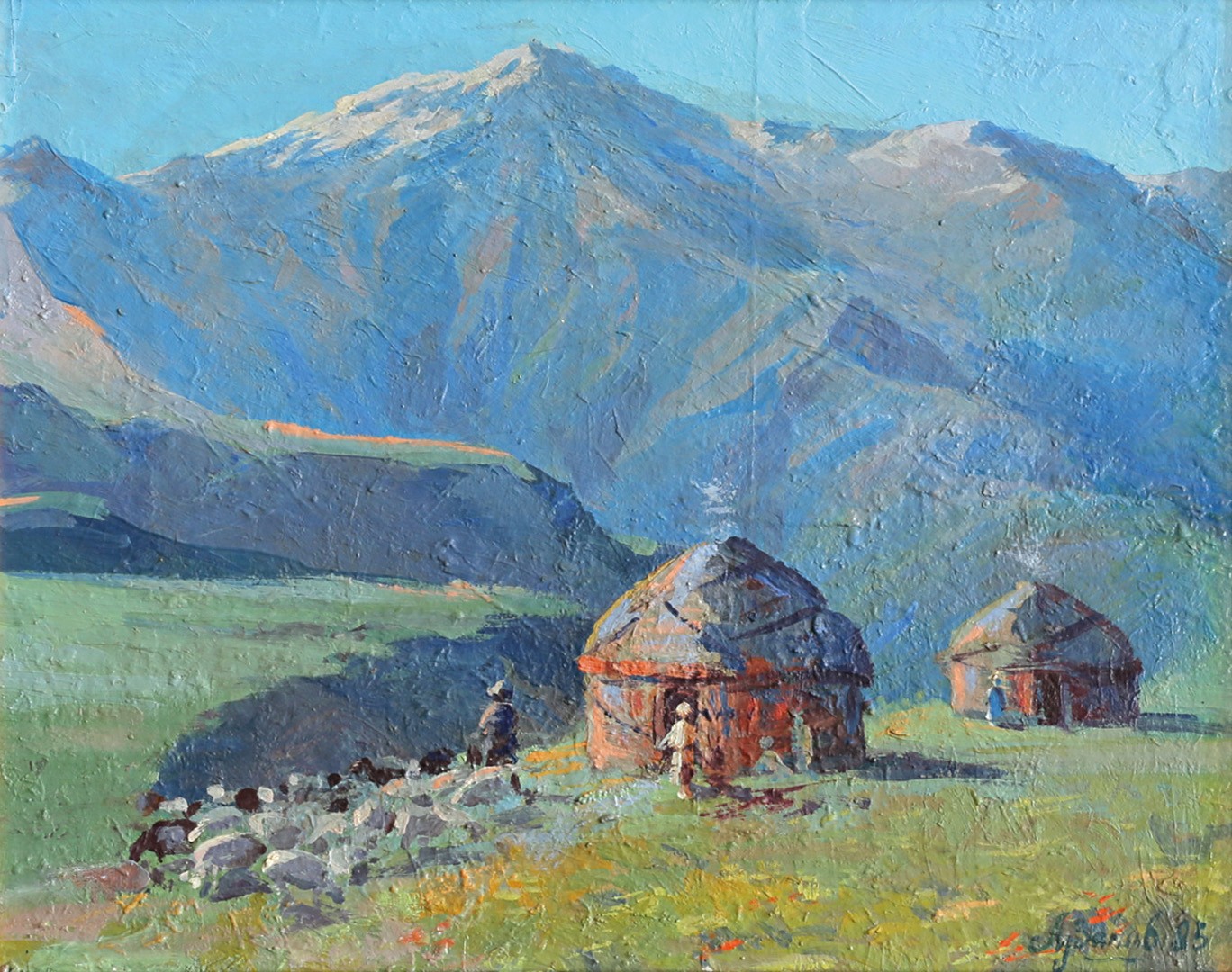 Продажа картины Лузанова (На джайляу)