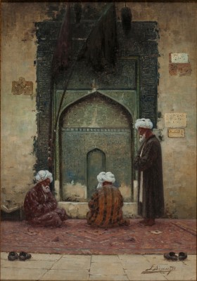 Купить картину Зоммера (Туркестанский мотив. Молитва в мечети)