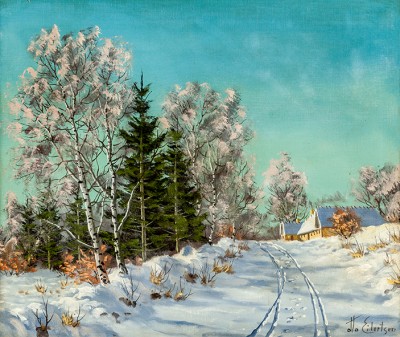 Купить картину Айлертзена (Зимний пейзаж)
