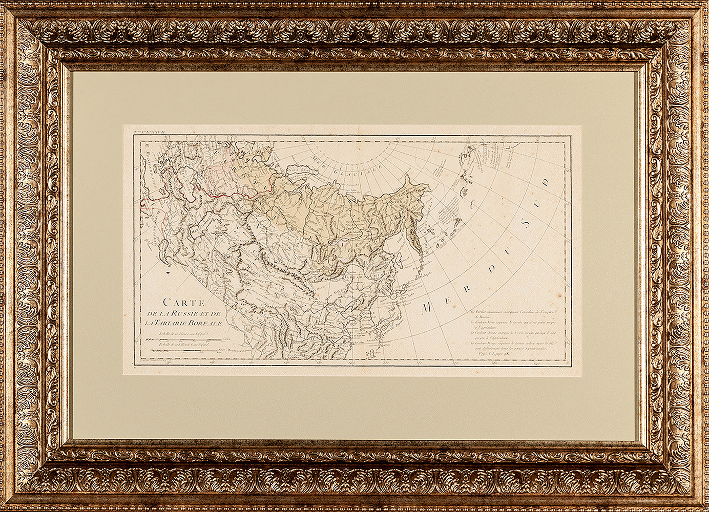 Купить карту Шаппа и Шалмадрие (Карта России и Северной Тартарии)