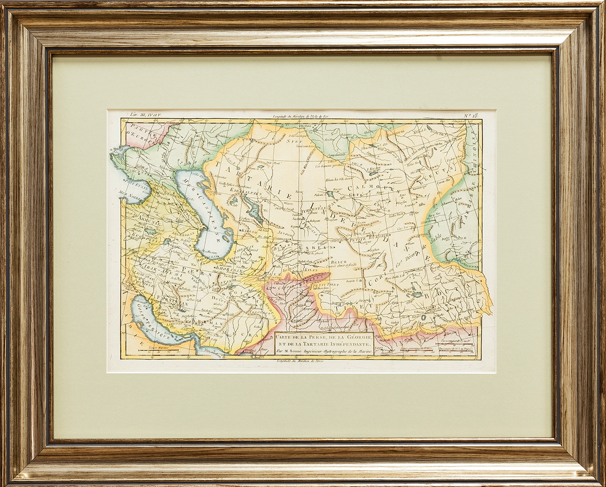 Купить карту Бонне (Карта Персии, Грузии и Независимой Тартарии)