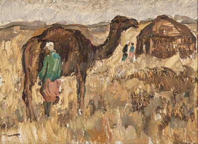 Купить картину Каркоца (Дойка верблюдицы)
