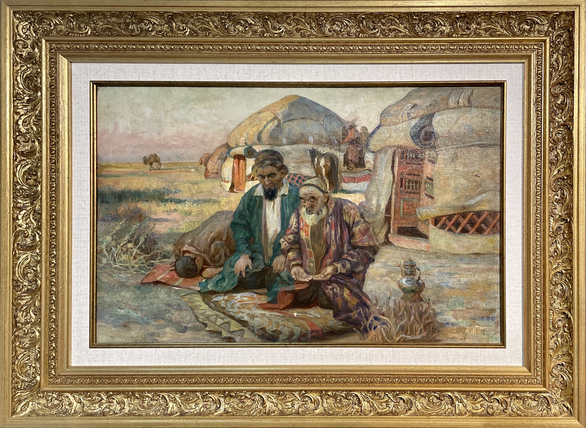 Купить картину Мальцева (Киргизы на молитве)