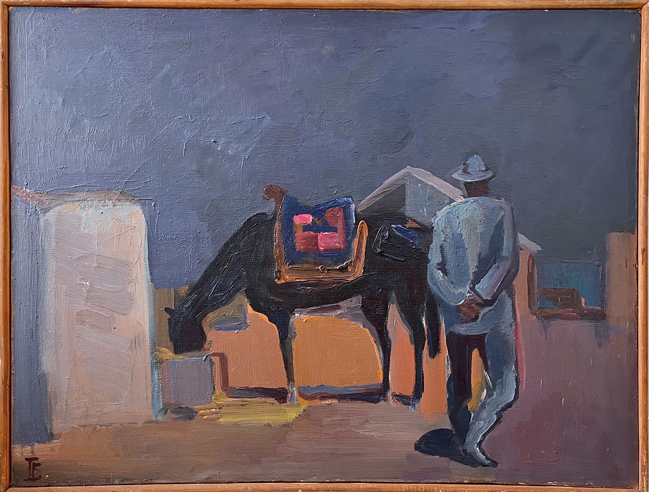 Купить картину Табиева (Пейзаж с конем)