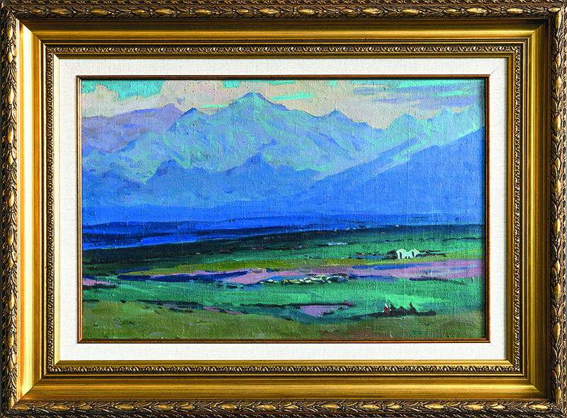 Купить картину Янушкевича (У подножия гор)