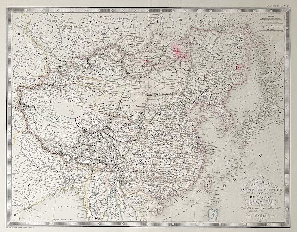Купить карту Тардье и Лапи (Карта Китайской Империи и Японии)