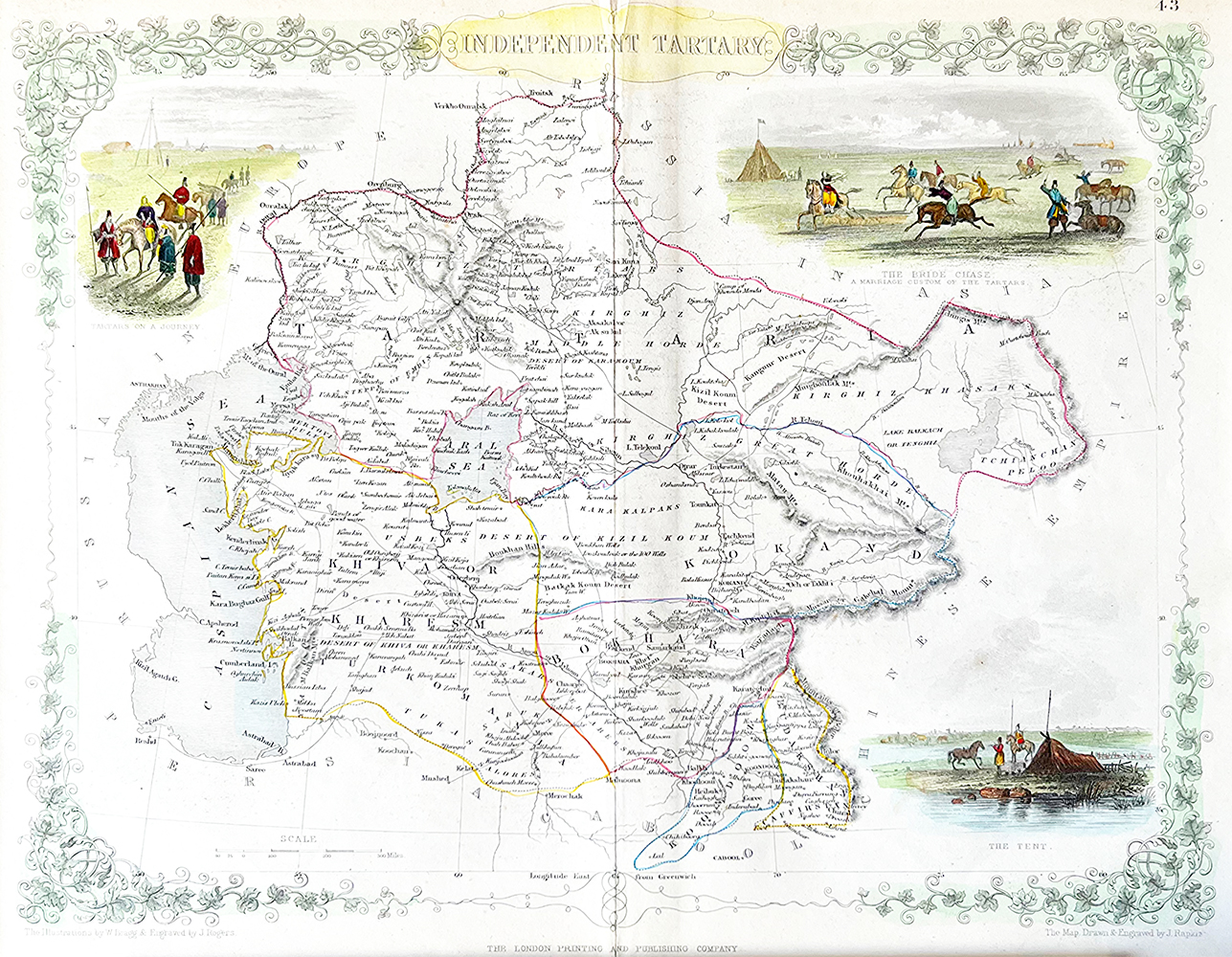 Купить карту Рэпкина (Карта Независимая Тартария)
