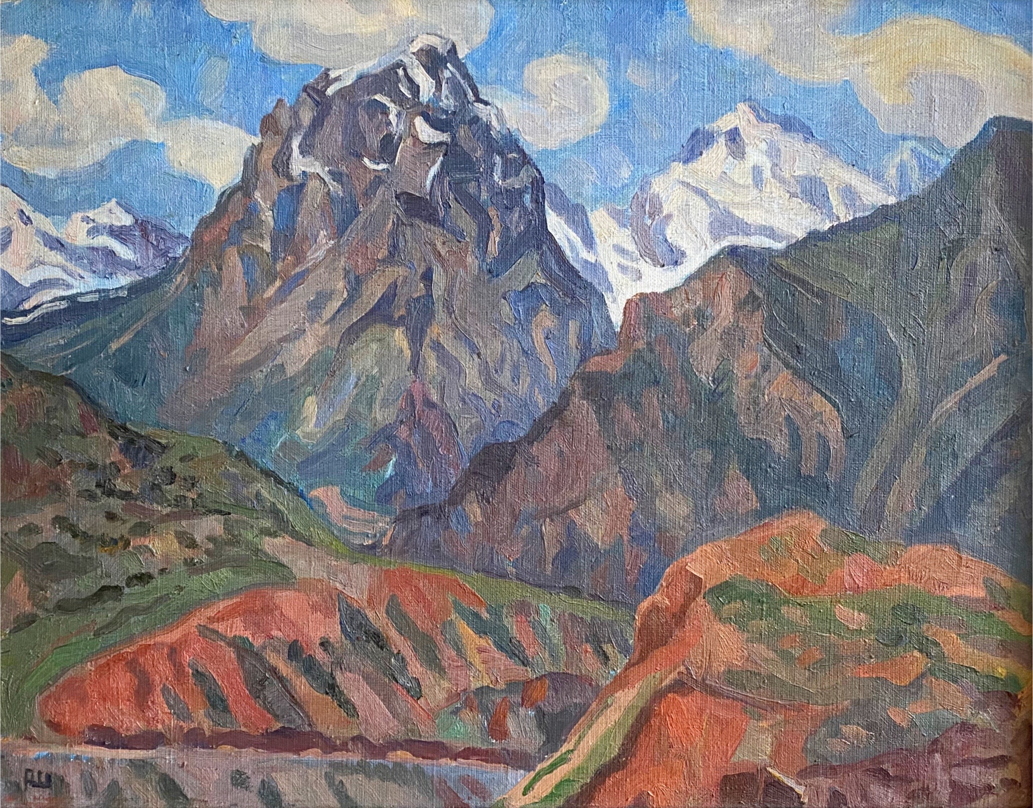 Купить картину Школьного (В горах Памира)