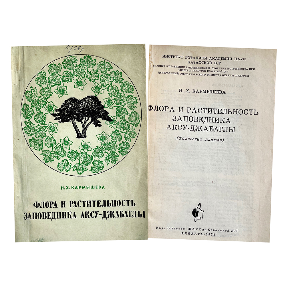 Купить книгу Кармышевой (Флора и растительность заповедника Аксу-Джабаглы)