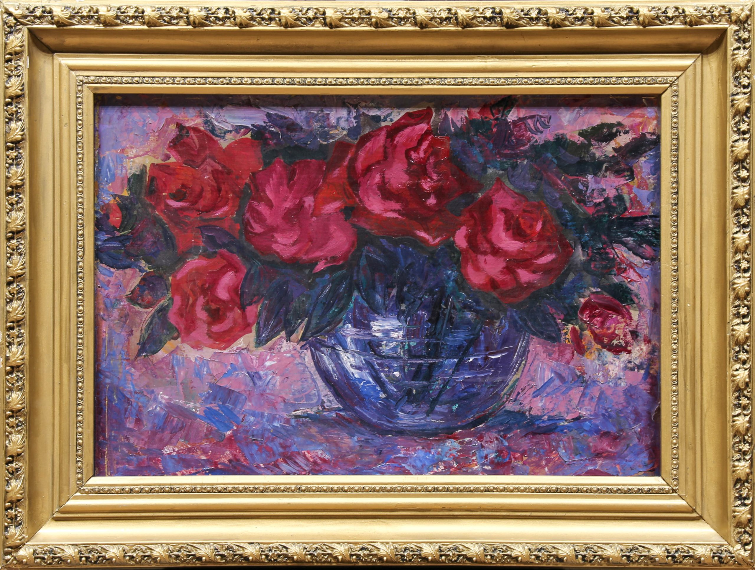 Купить картину Неизвестного художника (Натюрморт с розами)