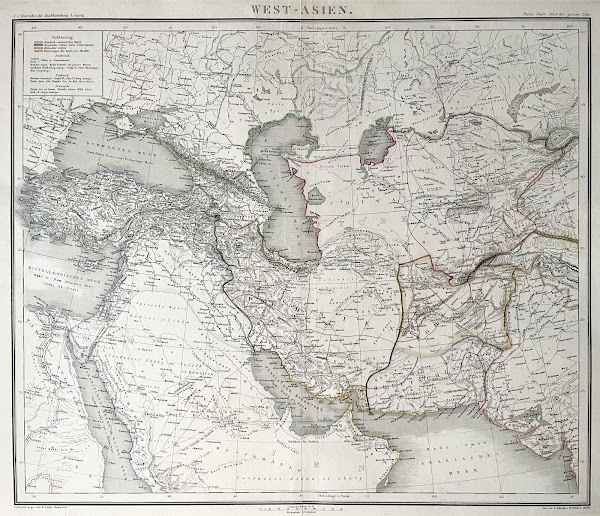 Купить карту Штейна (Карта Западной Азии)