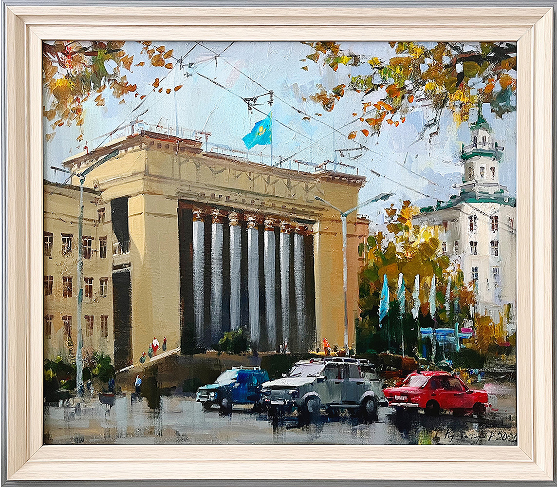 Купить картину Кулбатырова (Старая площадь Алматы)