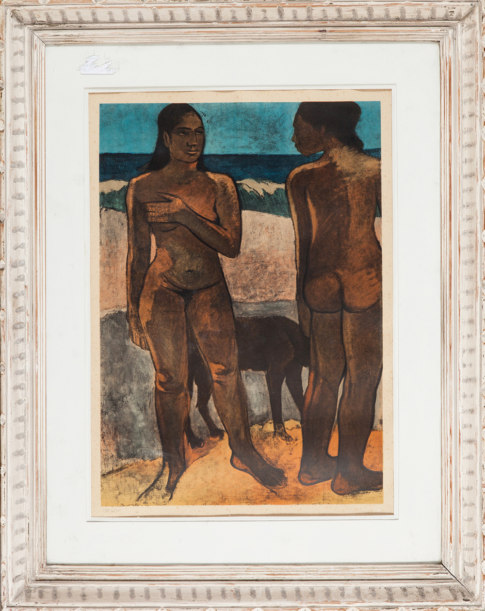 Купить картину Гогена (Две девушки на берегу)