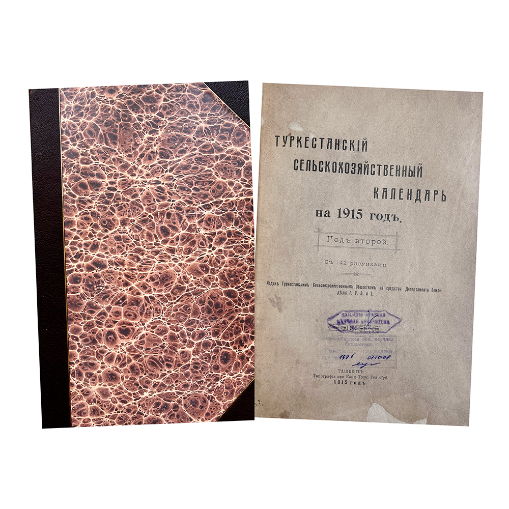 Купить антикварную книгу (Туркестанский сельскохозяйственный календарь на 1915 год)