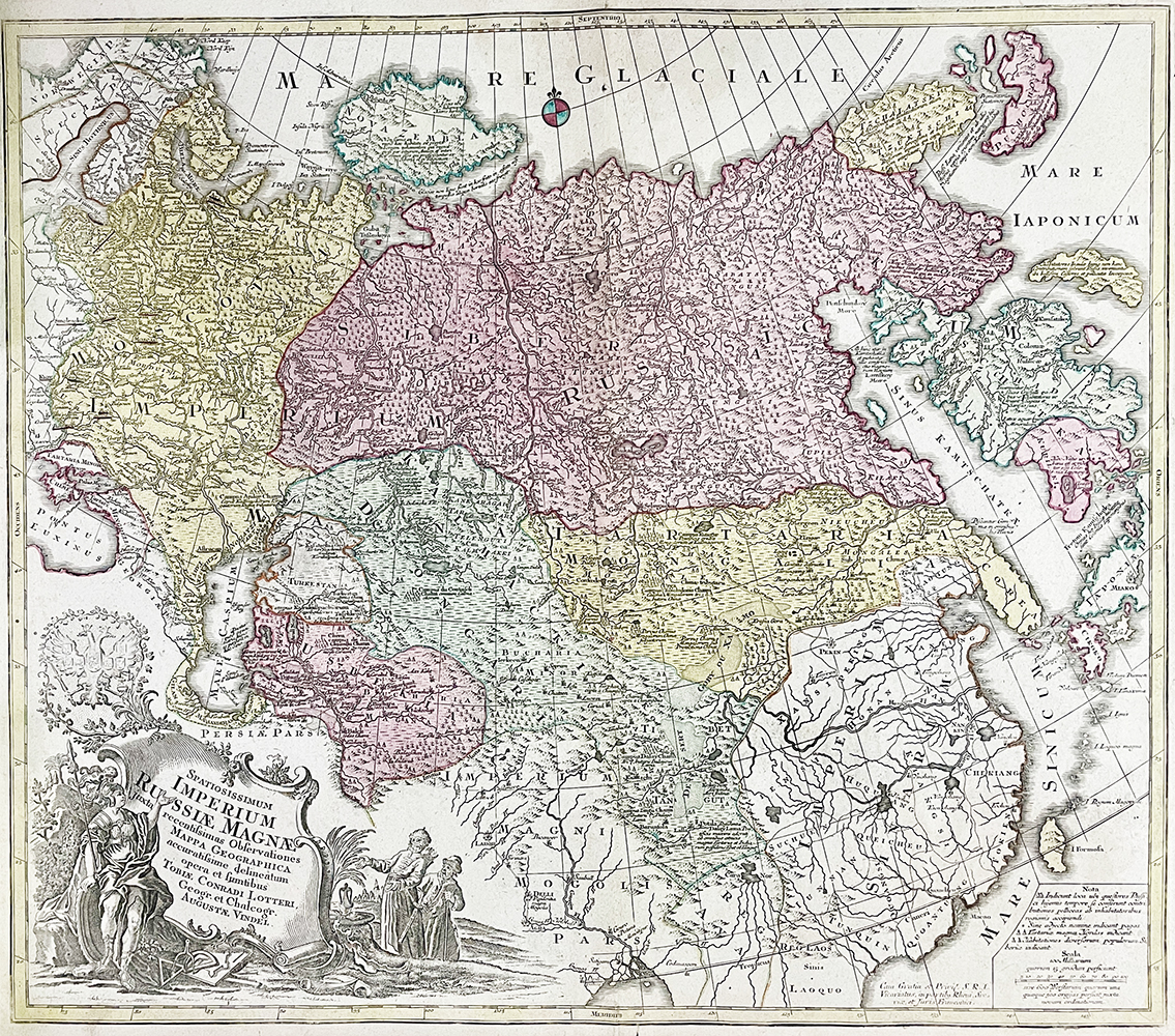 Купить карту Лоттера (Карта Российской Империи)