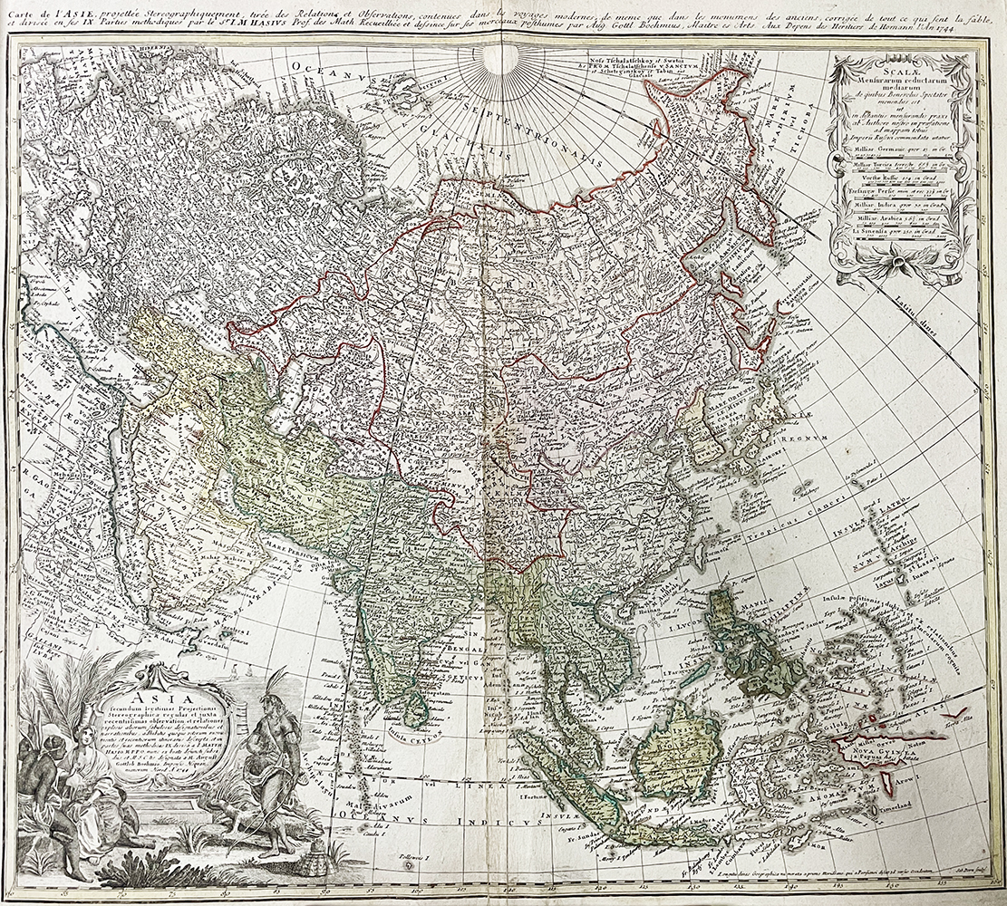 Купить карту Хазе (Детальная карта Азии, включая Восточную Индию)