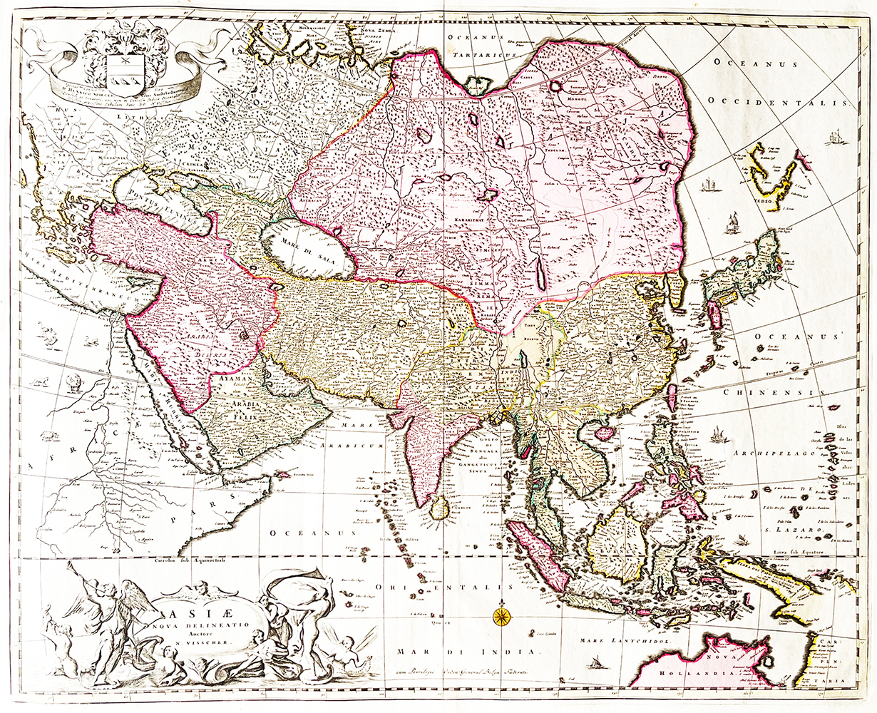 Купить карту Вишера (Новая карта Азии)