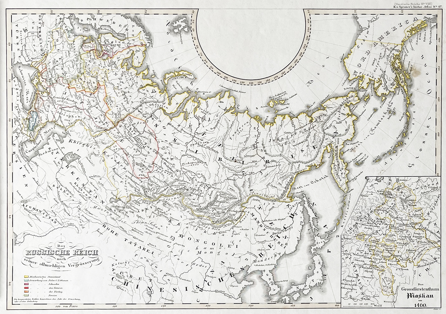 Купить карту Шпрунера (Карта Российской Империи)
