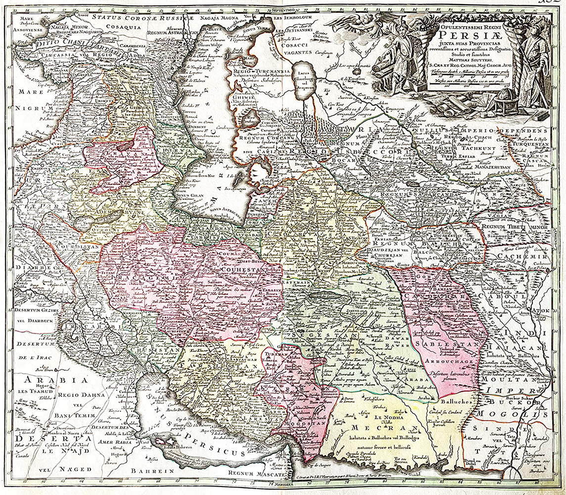 Купить карту Лоттера (Карта Персидского королевства вблизи его провинций)