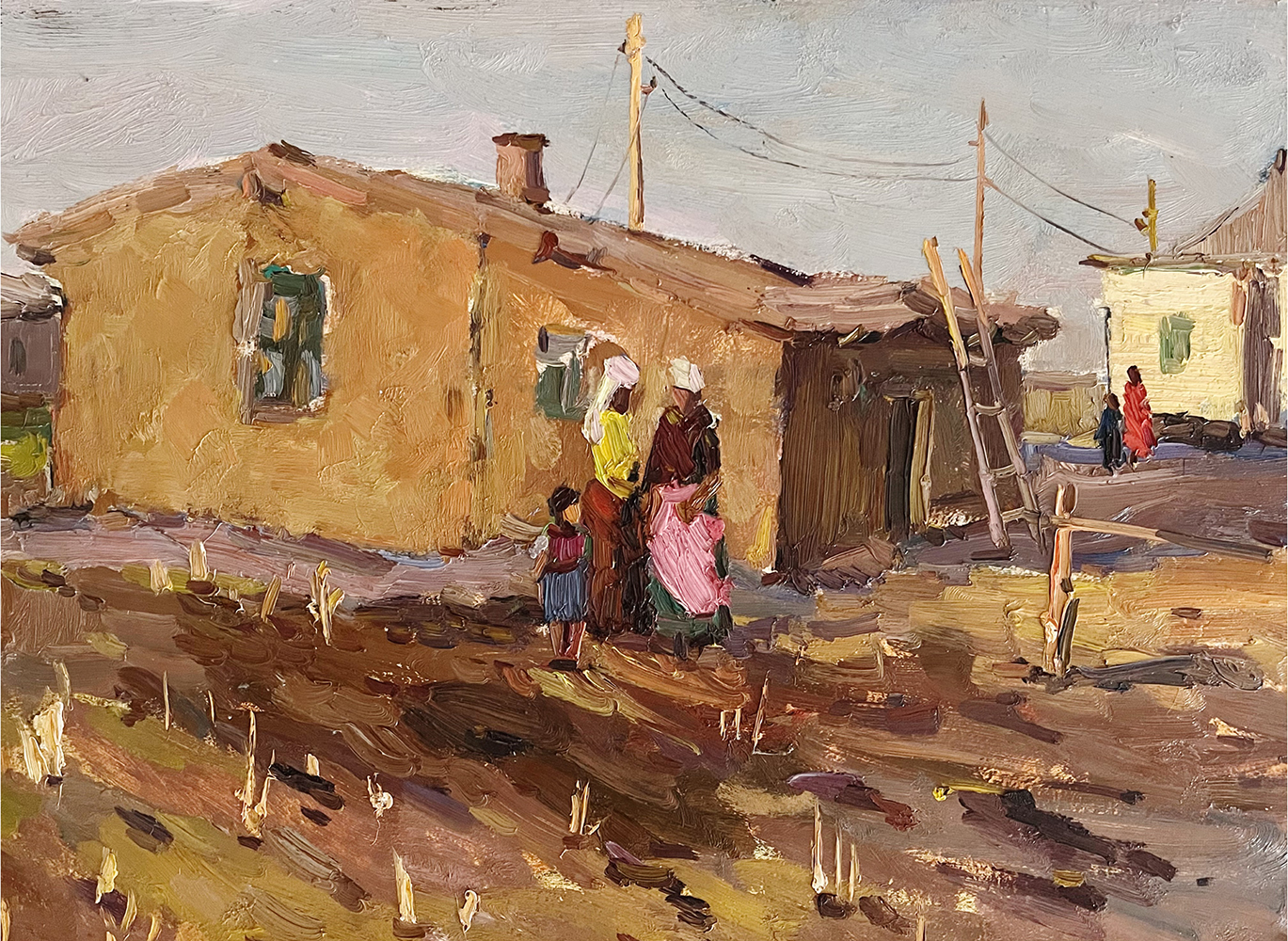 Купить картину Воронцова (Казахский аул)