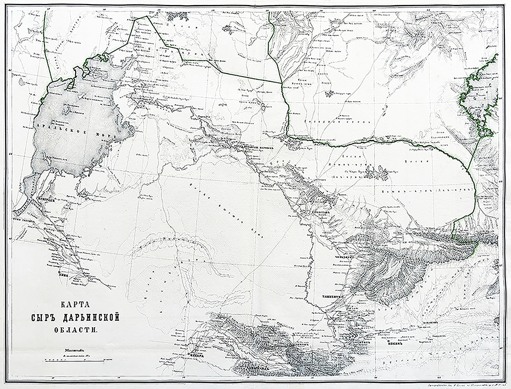 Купить карту Ильина (Карта Сырдарьинской области)